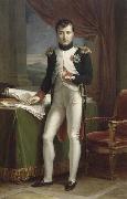 Francois Pascal Simon Gerard Portrait de Napoleon Ier en uniforme de colonel des grenadiers a pied de la Garde oil painting artist